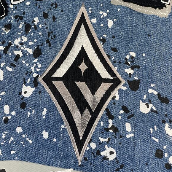 A'ja Wilson Las Vegas Aces Fisll Denim Jacket - Picture 5 of 8